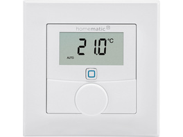 Homematic IP Wired Smart Home Wandthermostat mit Luftfeuchtigkeitssensor, HmIPW-WTH