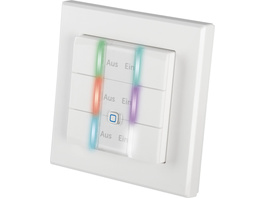 Homematic IP Wired Smart Home Wandtaster HmIPW-WRC6, 6-fach, mit LEDs