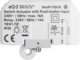 Homematic IP Smart Home Schaltaktor mit Tastereingang (16 A) HmIP-FSI16, Unterputz