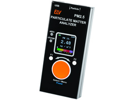 ELV Feinstaub-Messgerät PM2.5 (verbauter Feinstaubsensor SPS30 ist MCERTS-Zertifiziert)