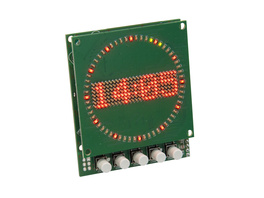 ELV Bausatz Mini-Kreis-LED-Uhr MKLU1