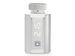 Homematic IP Smart Home Heizkörperthermostat – Evo, silber, HmIP-eTRV-E-S