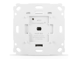 Homematic IP Smart Home Schaltaktor für Markenschalter – 2-fach, HmIP-BS2