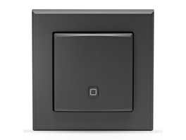 Homematic IP Smart Home Temperatur- und Luftfeuchtigkeitssensor – innen, anthrazit, HmIP-STH-A