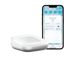 Homematic IP Set Raumklima mit HmIP-HAP2,  HmIP-WTH-1, 2x  HmIP-SWDO-2, 4x HmIP-eTRV-B