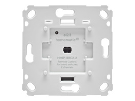 Homematic IP Smart Home Wandtaster– 2-fach, HmIP-BRC2-2