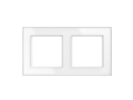 Homematic IP Glasrahmen,  2-fach, weiß, HmIP-GF2