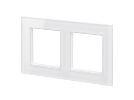 Homematic IP Glasrahmen,  2-Fach, Weiß, HmIP-GF2