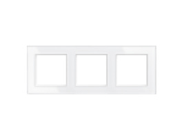 Homematic IP Glasrahmen,  3-Fach, Weiß, HmIP-GF3