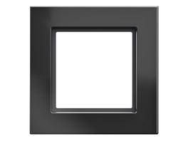 Homematic IP Glasrahmen,  1-fach, schwarz, HmIP-GF1-A