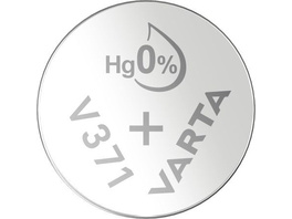 VARTA Silberoxid-Knopfzelle V371/SR69, 1,55 V, 30 mAh