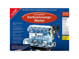 Vierzylinder aus dem Baukasten – Franzis-Lernpaket Verbrennungsmotor