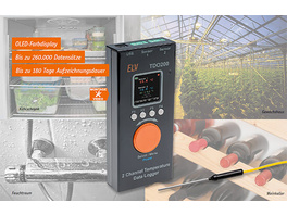 Ausdauernder Datensammler - 2-Kanal-Temperatur-Datenlogger TDO200 Teil 2