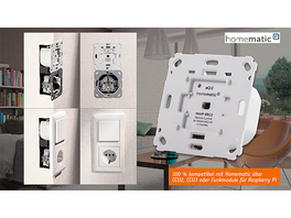 Unsichtbar verbaut - Homematic IP Wandtaster mit Netzbetrieb