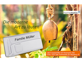 Passt ins System - Homematic IP Funk-Klingeltaster