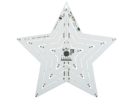 3D-Lichtskulptur - LED-Weihnachtsstern LED-WS2 mit Flackerlicht