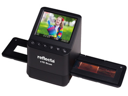 reflecta Dia-/Negativscanner x10-Scan, 14 Megapixel, Vorschaudisplay 8,9 cm (3,5"), RGB-Farbanpasung