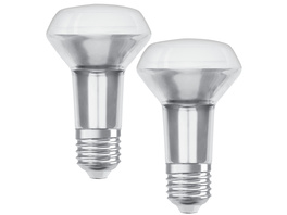 OSRAM 2er-Pack 4,8-W-R63-LED-Reflektorlampen E27, warmweiß, 36°