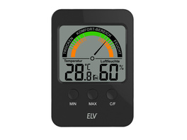 ELV Klimakomfortanzeige KA100, Klimamonitor, Raumtemperatur messen