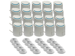 Spar-Set 20x Möhlenhoff Stellantrieb Alpha 5, 24 V, NC, inkl. 20x Adapterring VA80