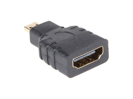 Joy-IT HDMI-Adapter HDMI-A-Buchse auf Micro-HDMI-Stecker, K-1482, schwarz