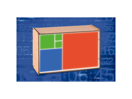 Mathematische Zeit - Design-Uhr Fibonacci-Clock FC1