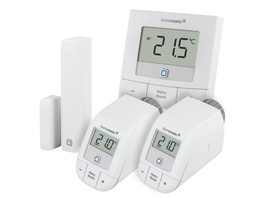 Homematic IP Set Heizen Basic S: 2x Heizkörperthermostat, 1x Wandthermostat, 1x Fenster-/Türkontakt