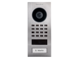 DoorBird Smart Home IP Video Türstation D1101V Aufputz, Edelstahl V2A, mit WLAN