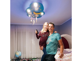 Wolkenlampe - Gewinnerprojekt beim Wettbewerb „Zu Hause um die Wette tüfteln“