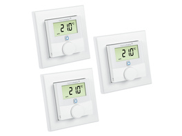 Homematic IP Smart Home 3er Set Wandthermostat HmIP-WTH-2 mit Luftfeuchtigkeitssensor
