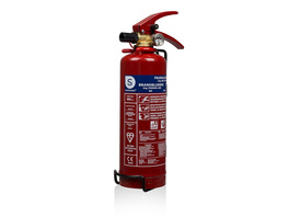 Smartwares Pulver-Feuerlöscher SW BB1, Brandklasse ABC, 1 kg