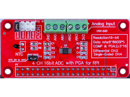 Joy-IT 4-Kanal-Analog-Digital-Konverter RB-ADC01 für Raspberry Pi