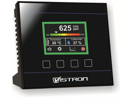 VISTRON CO2-Messgerät / CO2-Anzeige CM2-P, Kohlendioxid, grafische Ampel-Anzeige, inkl. PC-Software