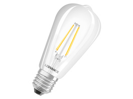 LEDVANCE SMART+ WiFi 5,5-W-LED-Lampe EDISON, E27, 806 lm, warmweiß, 2700 K, dimmbar, Alexa, App
