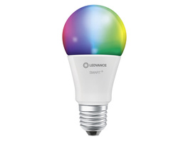 LEDVANCE SMART+ WiFi 9,5-W-LED-Lampe A75, E27,  1055 lm, RGBW, 2700-6500 K, dimmbar, Alexa, App