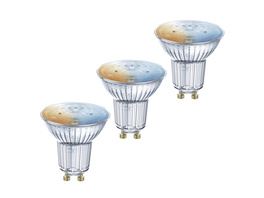 LEDVANCE 3er-Set SMART+ WiFi 4,9-W-LED-Lampe PAR16, GU10, 350 lm, Tunable White, dimmbar, App
