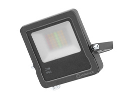 LEDVANCE SMART+ WiFi 20-W-LED-Flutlichtstrahler FLOOD, Aluminium, 1260 lm, warmweiß, RGB, App, IP65