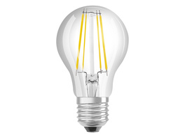 OSRAM Hocheffiziente 3,8-W-Filament-LED-Lampe A60, E27, 840 lm, warmweiß, 3000 K, 210 lm/W, EEK A