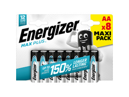 Energizer Alkaline-Batterien Max Plus 150 Mignon (AA) 8er-Pack