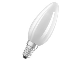 OSRAM Hocheffiziente 2,5-W-LED-Kerzenlampe STAR, E14, 470 lm, 2700 K, 188 lm/W, FR, EEK B