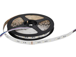 ENOVALITE 5-m-LED-Streifen, 20 W, 24 V DC, RGBW (6500 K), 4 W/m, 370 lm/m, 60 LED/m, IP20