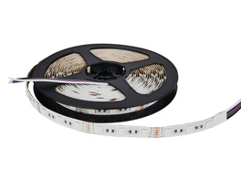 ENOVALITE 5-m-LED-Streifen, 13 W, 12 V DC, RGBW (6500 K), 2,6 W/m, 210 lm/m, 60 LED/m, IP54