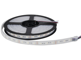 ENOVALITE 5-m-LED-Streifen, 13 W, 12 V DC, RGBW (3000 K), 2,6 W/m, 240 lm/m, 60 LED/m, IP65