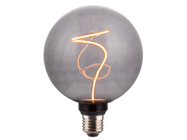 ENOVALITE LED Filament Leuchtmittel, YARN GLOBE, Amber, E27, 4.9W, 200lm, 1800K, dimmbar