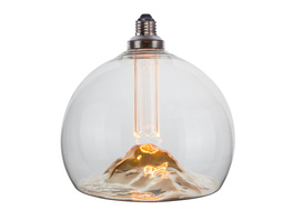 ENOVALITE LED Filament Leuchtmittel, MOUNTAIN, Globe, E27, 3.5W, 120lm, 1800K, dimmbar