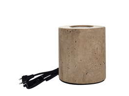 LUXULA Tischleuchte JAR, LX100188, Steinoptik