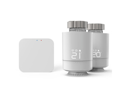 Hama Smart Home Heizungssteuerung-Set (2x Heiztkörperthermostat, 1x Bridge), WLAN