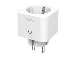 hama Smarte WLAN-Steckdose mit Energiemessung, für innen, Matter, sprach-/appgesteuert, 3680W