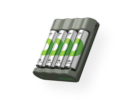 GP USB-Ladegerät B441 Micro (AAA) und Mignon (AA), inkl., 4 x RECYKO AA 2100 mAh