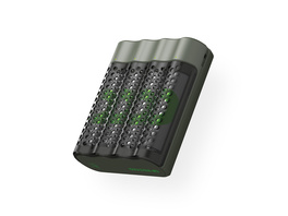 GP USB-Ladegerät M452 Micro (AAA) und Mignon (AA), inkl. 4 x RECYKO AA 2600 mAh,